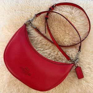 Coach Aria Red Leather Women's Bag